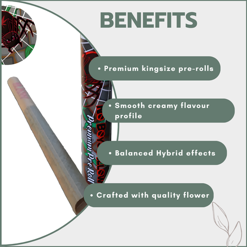 No Boys Allowed Premium Pre-Rolls - Kingsize - Greendoor - Cereal Milk (Hybrid)