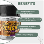 Peanut Butter Delight - Creamy Peanut Butter & Milk Chocolate 100mg (2x50mg)