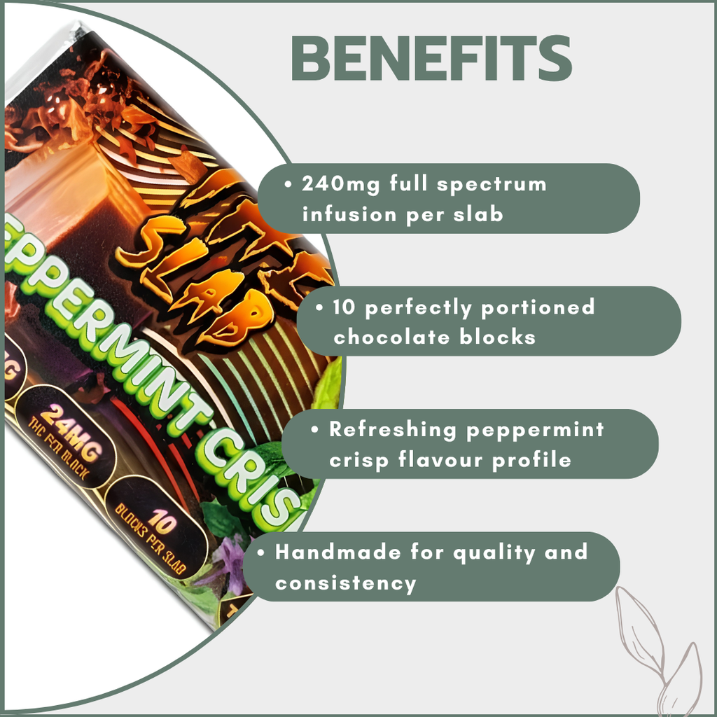 The Slab - Peppermint Crisp Belgian Chocolate 240mg