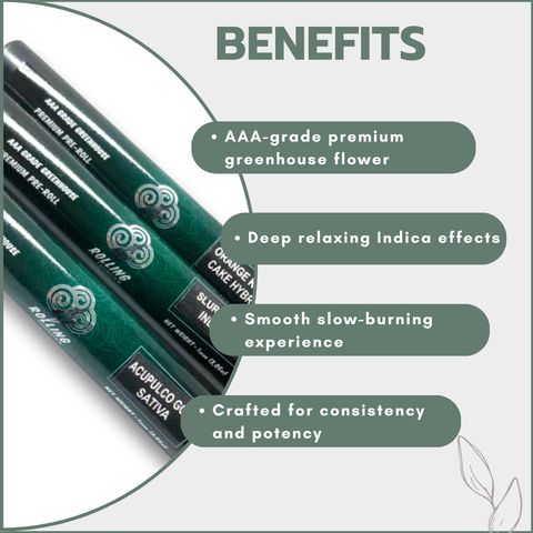 Rolling Thunder AAA Greenhouse Pre-Rolls - Indica