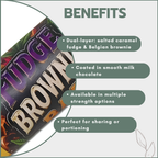 Fudge Brownie Bar - Multiple strength options (Pack of 10)