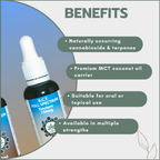 Full Spectrum MCT Black Cannabis Oil Tinctures (B.C.T) 30ml