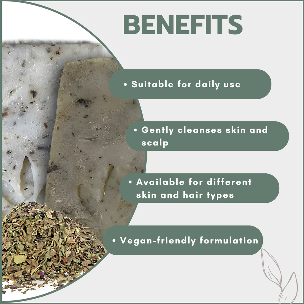 Kushader Suds Soap Bar - Skin & Scalp Relief