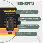 Vape Battery Pen Device 900mAh