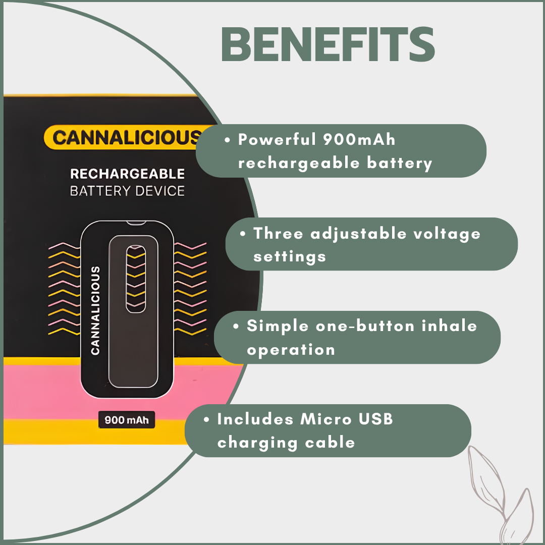 Vape Battery Pen Device 900mAh