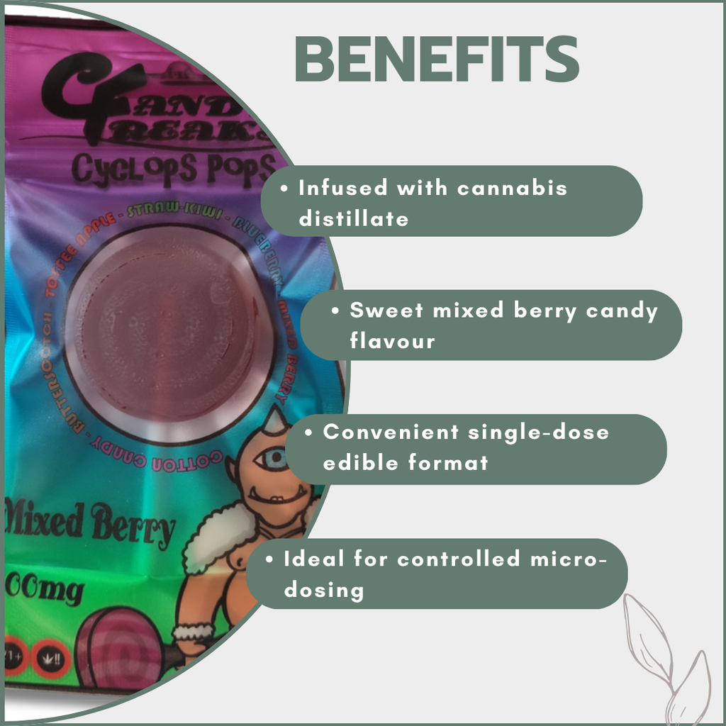 Candy Freaks Cyclops Pops 100mg - Mixed Berry