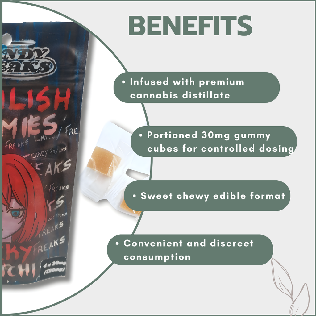 Candy Freaks Ghoulish Gummies - Cheeky Litchi 120mg (4x30mg)