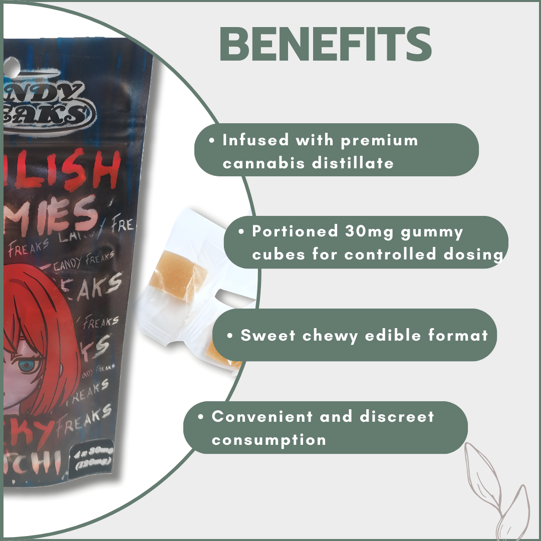 Candy Freaks Ghoulish Gummies - Cheeky Litchi 120mg (4x30mg)