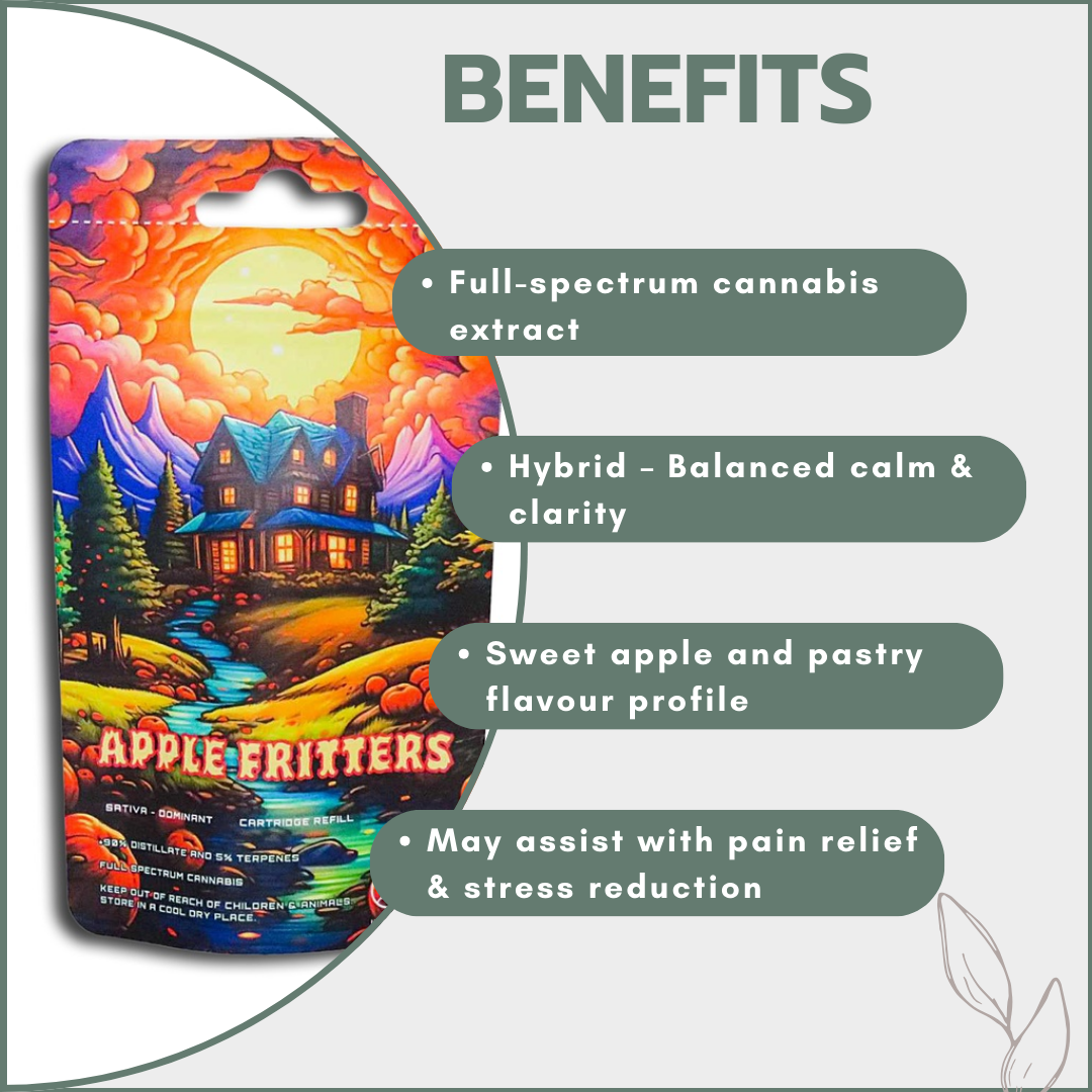 Dreamers Vape Carts 1ml Full Spectrum - Apple Fritter (Hybrid)