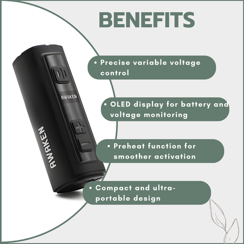 Awaken® Volt Rechargeable Vape Battery 550mAh