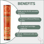 Awaken® Vape Blaster Cartridges 3ml - Giant Peach (Hybrid)