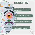 Cannalicious Cookies Choc Chip 60mg (3x20mg)