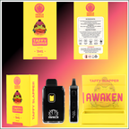Awaken® Etched Disposable Vape 1ml - Taffy Slapper (Indica)