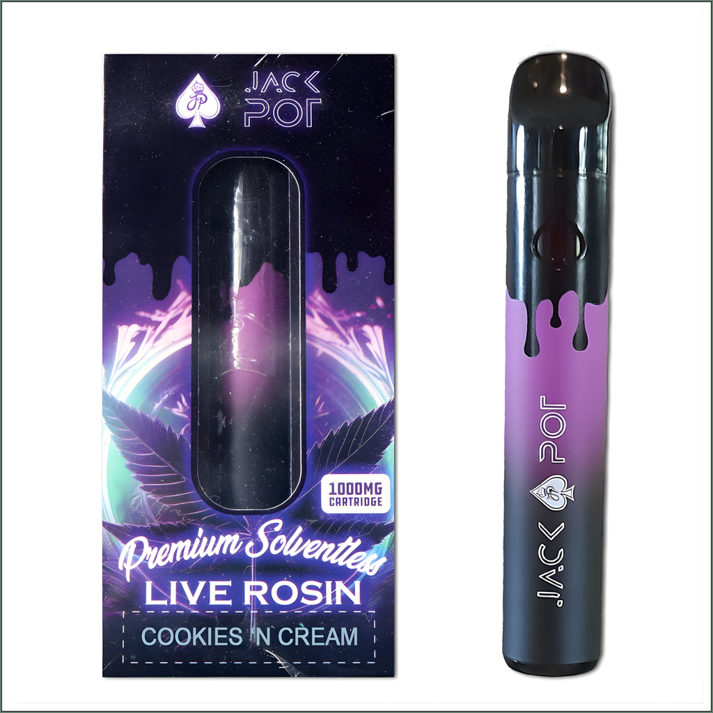 Live Rosin Disposable Vapes 1ml - Cookies 'n Cream (Hybrid)