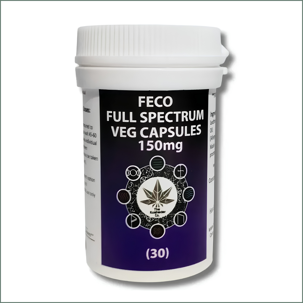 Full Spectrum FECO + Black Cannabis Oil (B.C.O) - Capsules 150mg