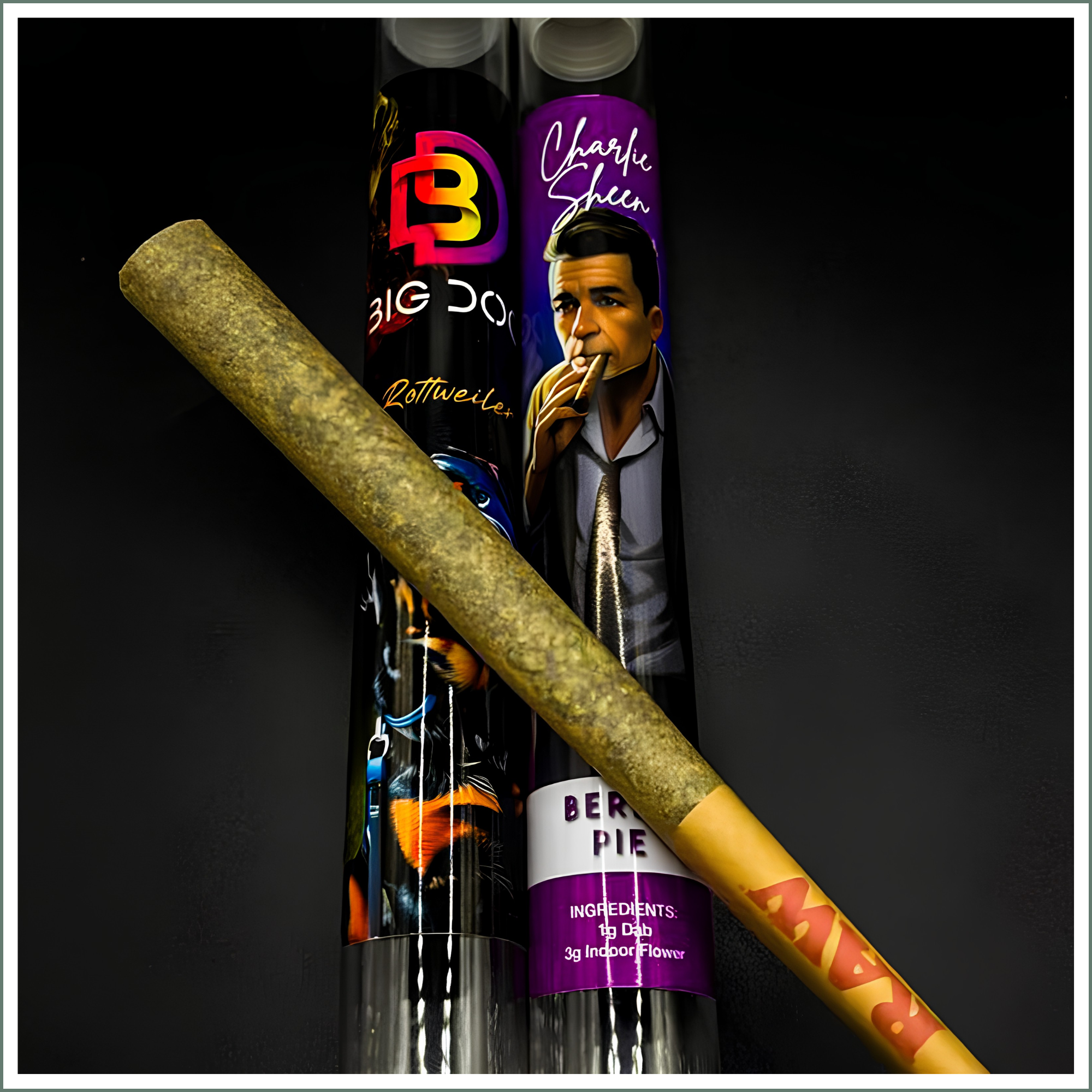Artisan Top Shelf AAA Kingsize Pre-Rolls 4g - Charlie Sheen - Indoor (3g+1g extract)