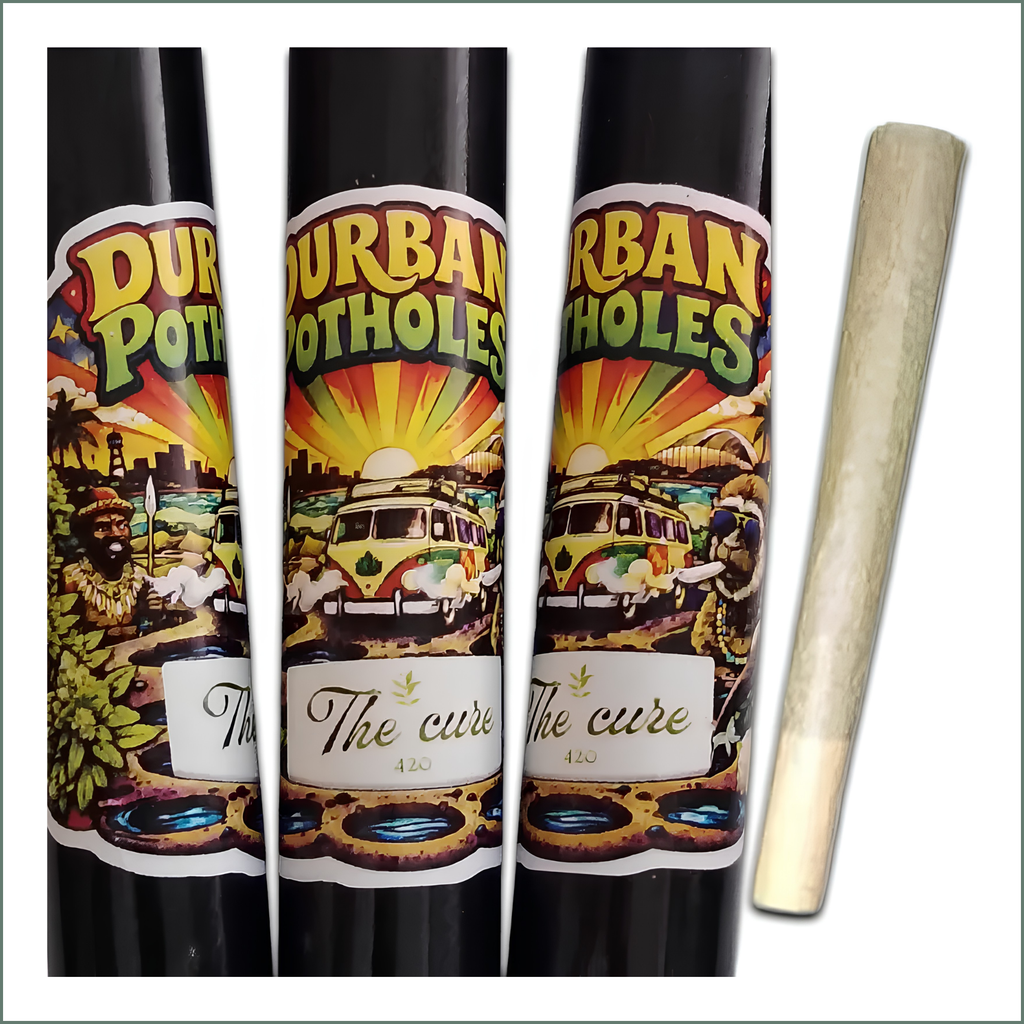 Dabbing Donkey 'Durban Potholes' Pre-Rolls 2.5g (2g Flower+0.5g Hash)
