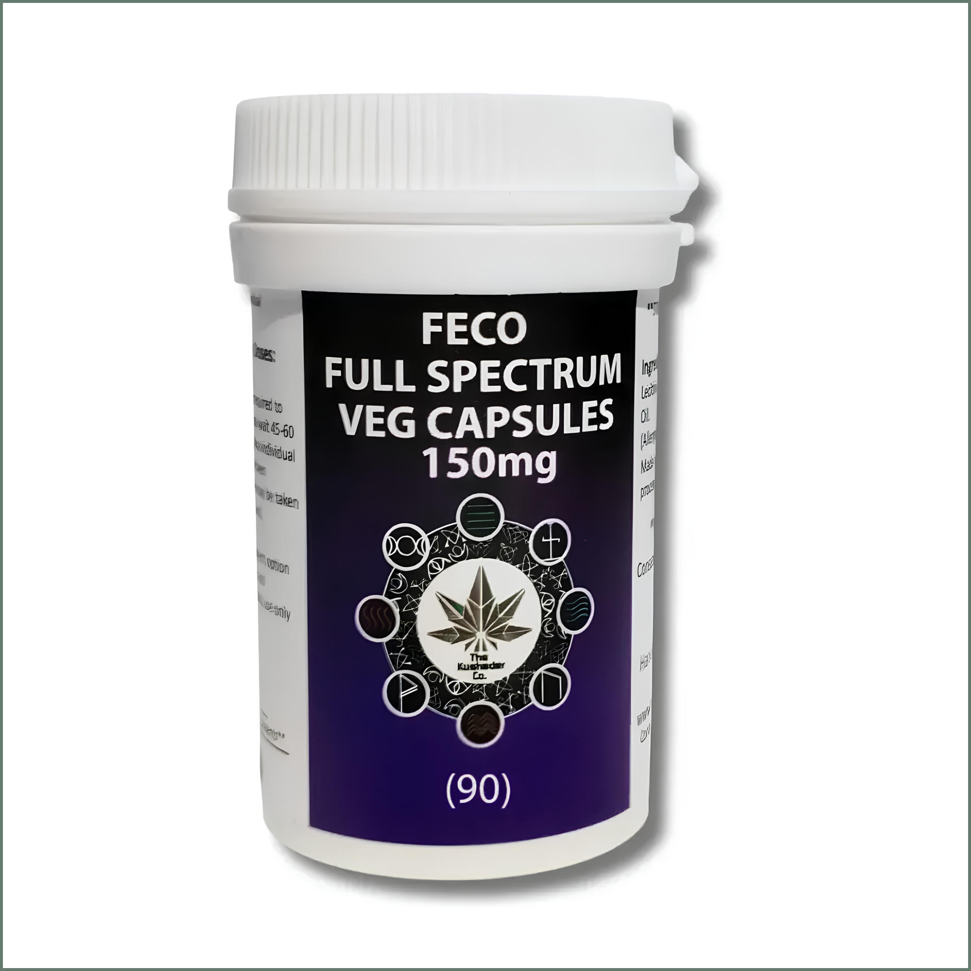 Full Spectrum FECO + Black Cannabis Oil (B.C.O) - Capsules 150mg