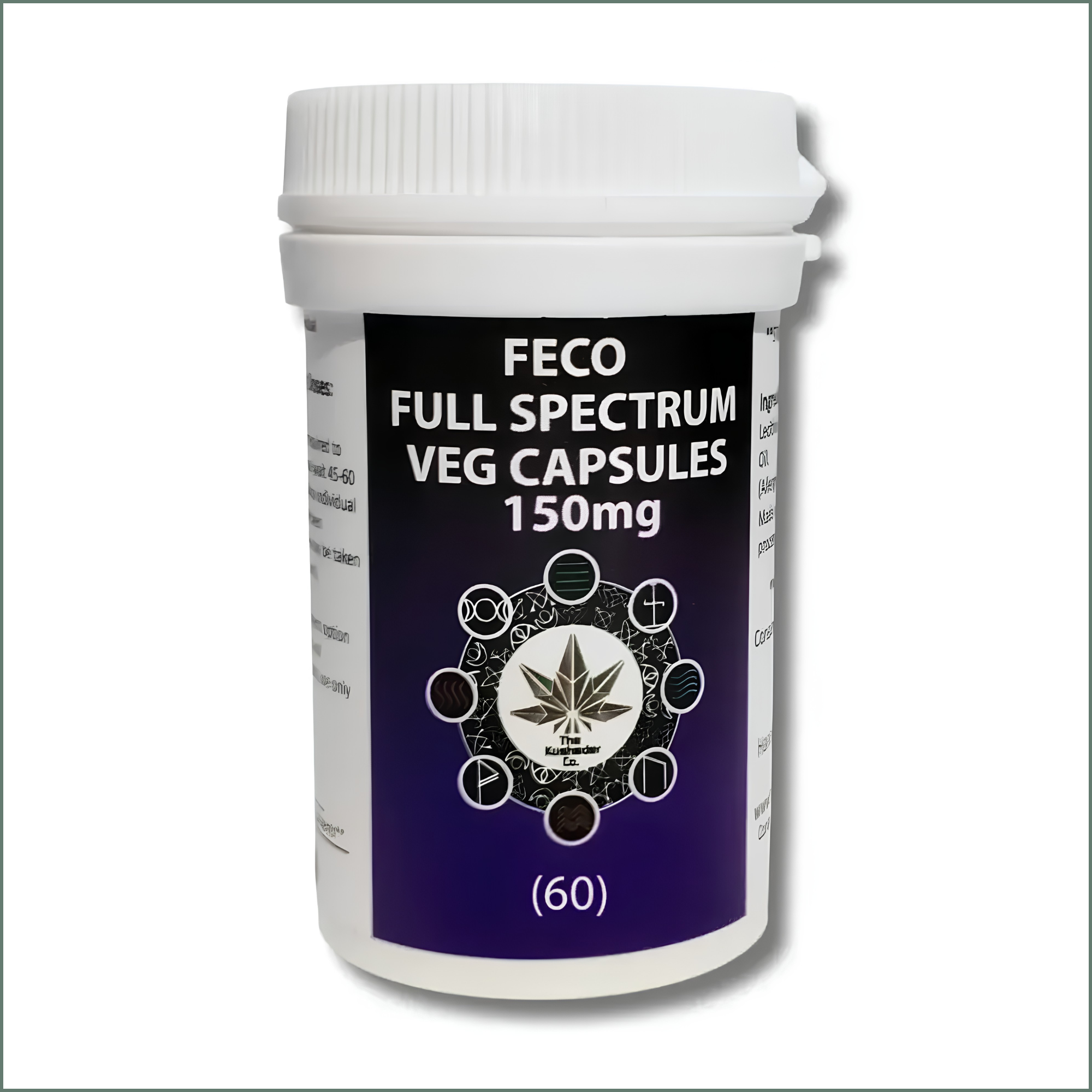 Full Spectrum FECO + Black Cannabis Oil (B.C.O) - Capsules 150mg