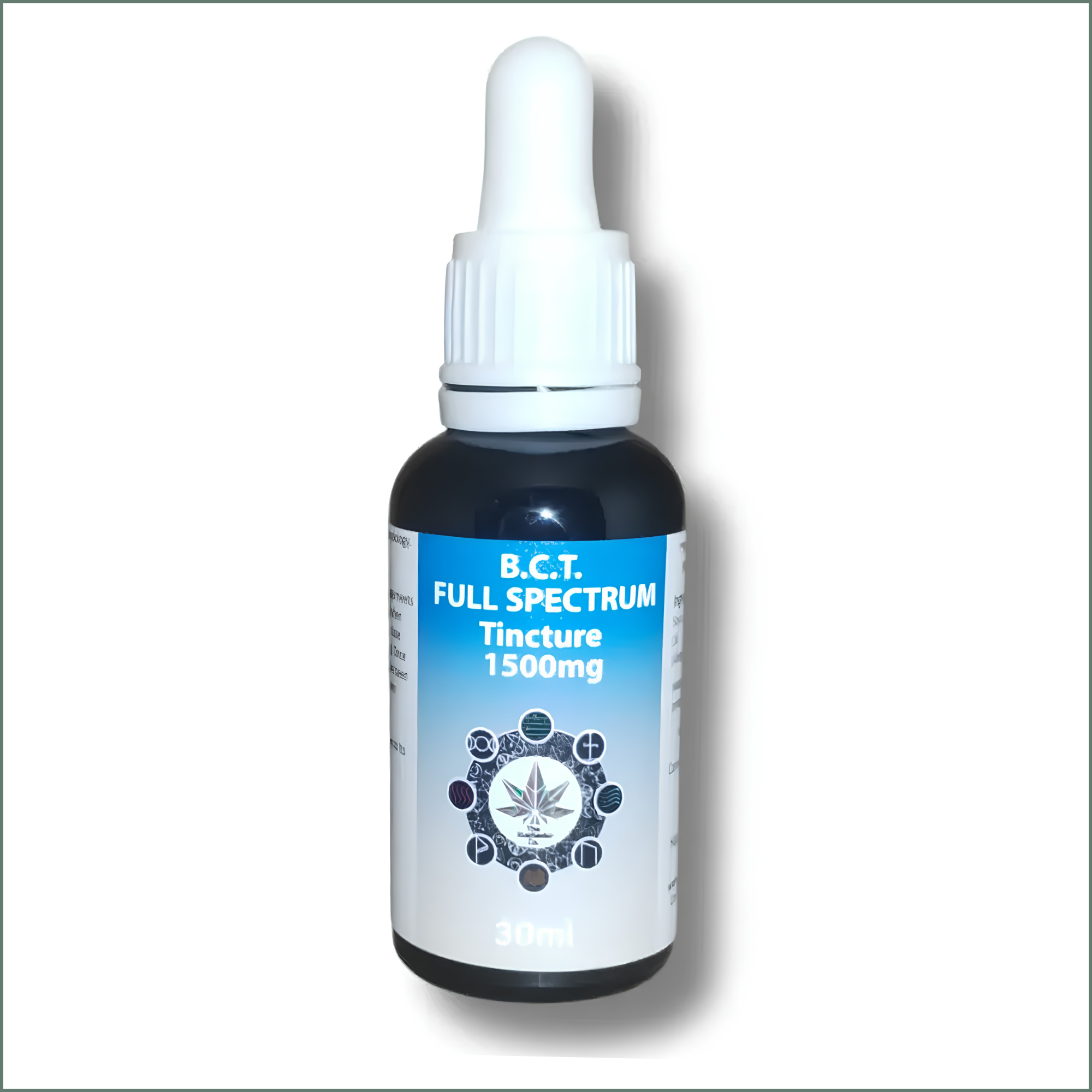 Full Spectrum MCT Black Cannabis Oil Tinctures (B.C.T) 30ml