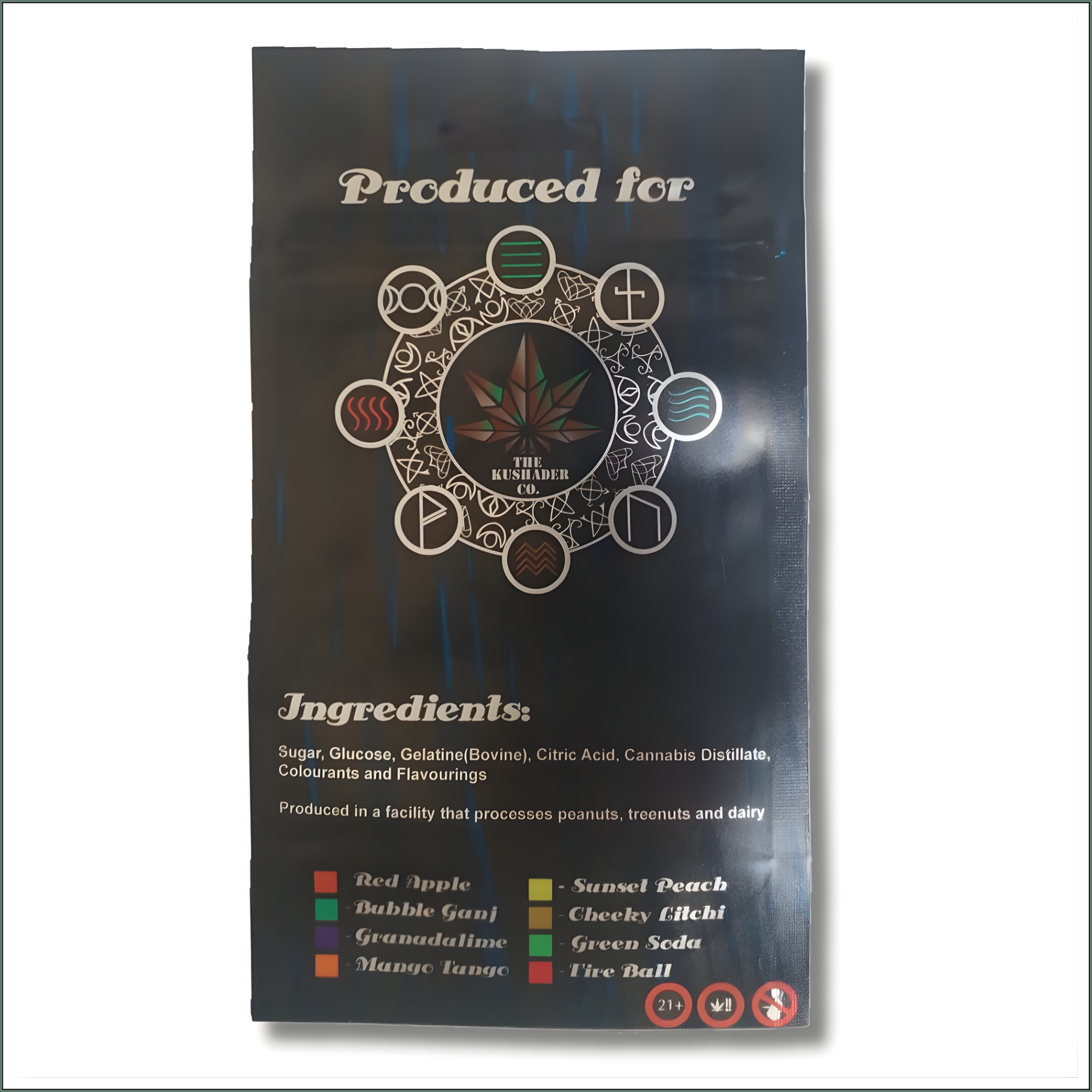 Candy Freaks Ghoulish Gummies - Granadalime 120mg (4x30mg)