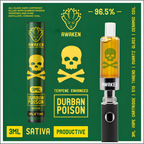 Awaken® Vape Blaster Cartridges 3ml - Durban Poison (Sativa)