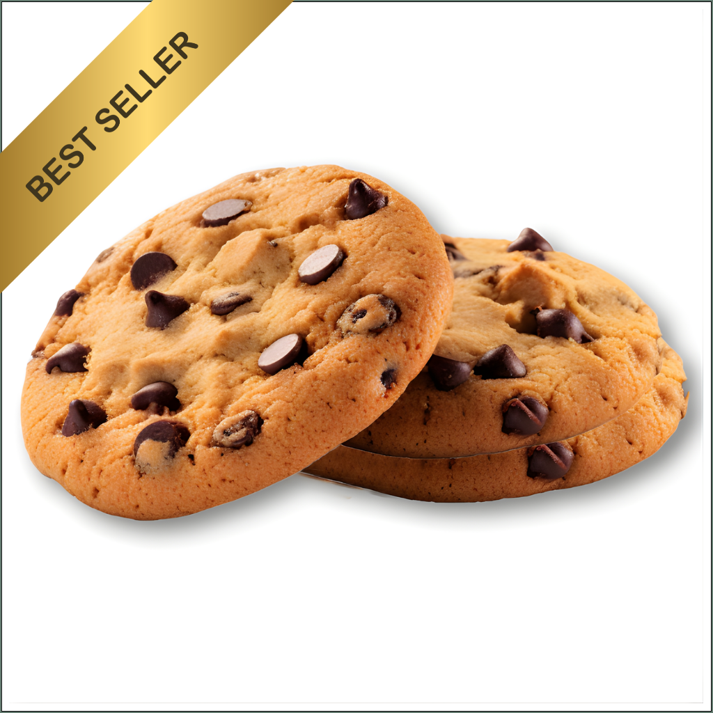 Choc Chip Cookies 6's - 100mg Full Spectrum (10 Packs)